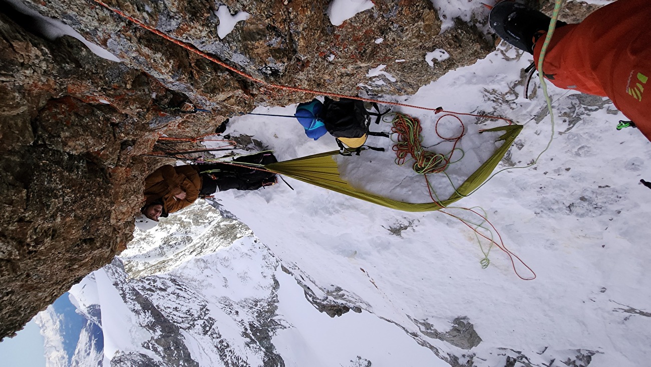 Dent Blanche, Olivier Kolly, Filippo Sala, Silvan Schüpbach - The first ascent of 'Le clin d’œil' on Dent Blanche (4357m), Switzerland (Olivier Kolly, Filippo Sala, Silvan Schüpbach 28-29/12/2025) Dent Blanche, Olivier Kolly, Filippo Sala, Silvan Schüpbach - The first ascent of 'Le clin d’œil' on Dent Blanche (4357m), Switzerland (Olivier Kolly, Filippo Sala, Silvan Schüpbach 28-29/12/2025)