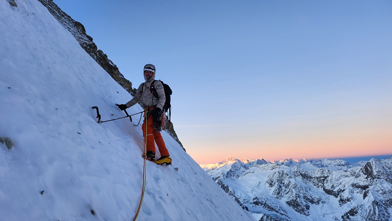 Dent Blanche, Olivier Kolly, Filippo Sala, Silvan Schüpbach - The first ascent of 'Le clin d’œil' on the NNE face of Dent Blanche (4357m), Switzerland (Olivier Kolly, Filippo Sala, Silvan Schüpbach 28-29/12/2025) Dent Blanche, Olivier Kolly, Filippo Sala, Silvan Schüpbach - The first ascent of 'Le clin d’œil' on the NNE face of Dent Blanche (4357m), Switzerland (Olivier Kolly, Filippo Sala, Silvan Schüpbach 28-29/12/2025)