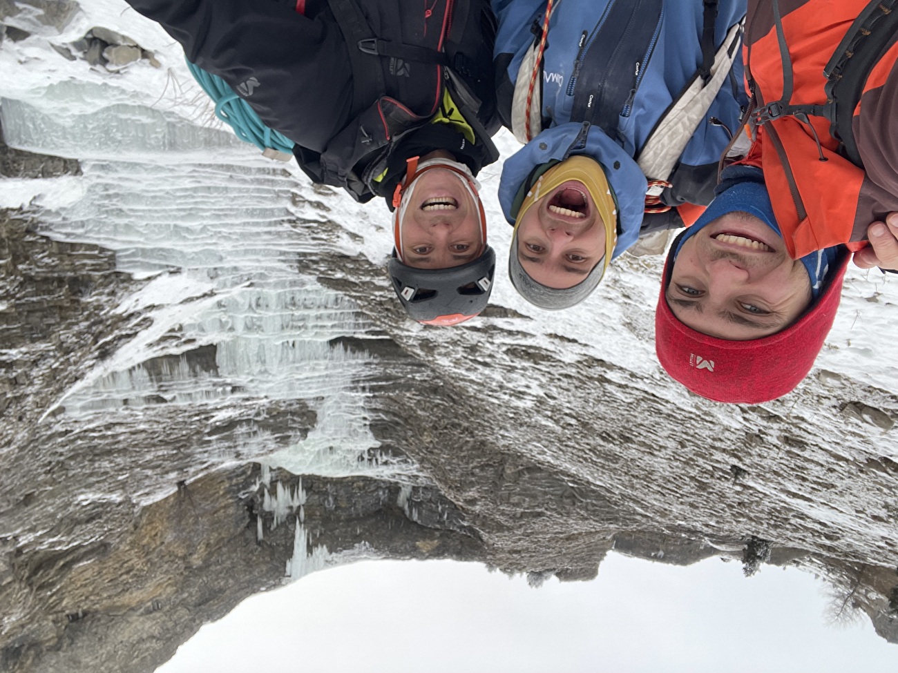 Cascade de Saute Aure, Melvin Bou, Kilian Moni, Raphael Olbrecht - The first ascent of 'Saute Aure et God Homme' at Cascade de Saute Aure at Dévoluy, France (Melvin Bou, Kilian Moni, Raphael Olbrecht 06-07/01/2026) Cascade de Saute Aure, Melvin Bou, Kilian Moni, Raphael Olbrecht - The first ascent of 'Saute Aure et God Homme' at Cascade de Saute Aure at Dévoluy, France (Melvin Bou, Kilian Moni, Raphael Olbrecht 06-07/01/2026)