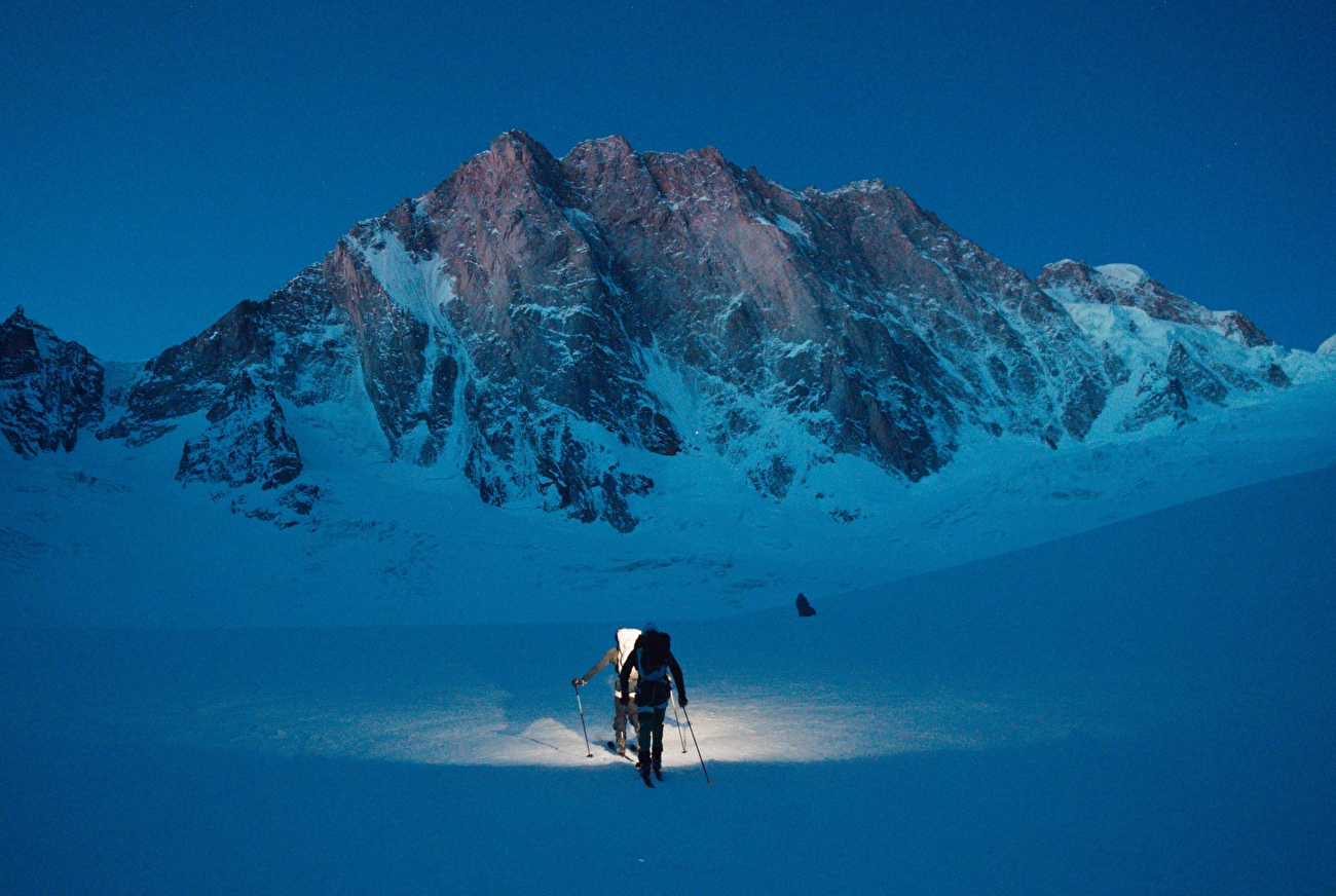 Eiger, Matterhorn, Grandes Jorasses, Benjamin Védrines, Léo Billon - Grandes Jorasses Colton-McIntyre (Benjamin Védrines, Léo Billon 11/04/2025)