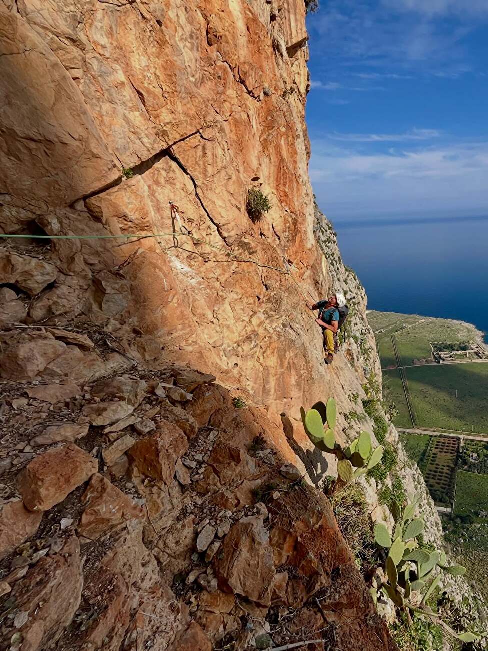 Monte Monaco, San Vito Lo Capo, Sicile, Christoph Hainz, Roger Schäli - La première ascension de Monte Monaco, San Vito Lo Capo, Sicile, Christoph Hainz, Roger Schäli - La première ascension de