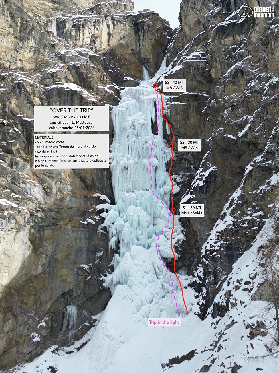 Au fil du voyage, Valsavarenche, Leo Gheza, Luca Matteucci - Le topo de 'Au fil du voyage' à Valsavarenche, Vallée d'Aoste, Italie (Leo Gheza, Luca Matteucci 28/01/2026) Au fil du voyage, Valsavarenche, Leo Gheza, Luca Matteucci - Le topo de 'Au fil du voyage' à Valsavarenche, Vallée d'Aoste, Italie (Leo Gheza, Luca Matteucci 28/01/2026)