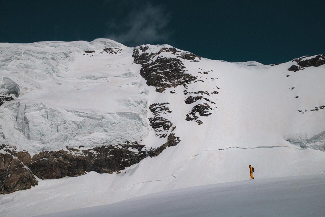 Tetnuldi West Face en Géorgie skiée par Elisa Bessega et Enrico Mosetti