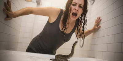 “J’ai hurlé sous la douche” : elle découvre un serpent dans ses canalisations
