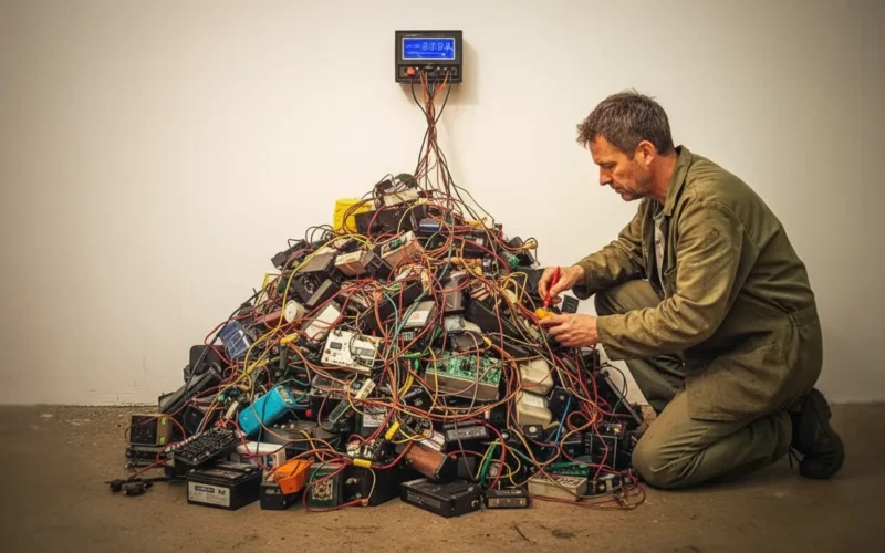 “J’ai plus de 650 batteries chez moi” : son astuce pour avoir de l’électricité gratis