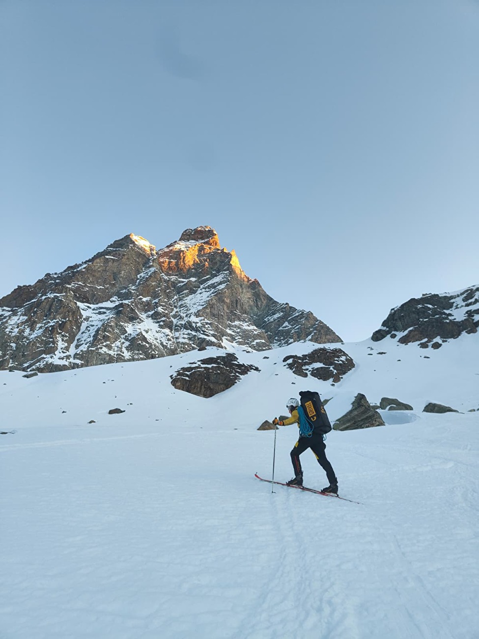 Matterhorn Giuseppe Vidoni - Giuseppe Vidoni réalise son ascension hivernale en solitaire du Cervin via les ascensions 'Padre Pio' et 'Une Échelle Vers le Ciel' (04-06/03/2026)