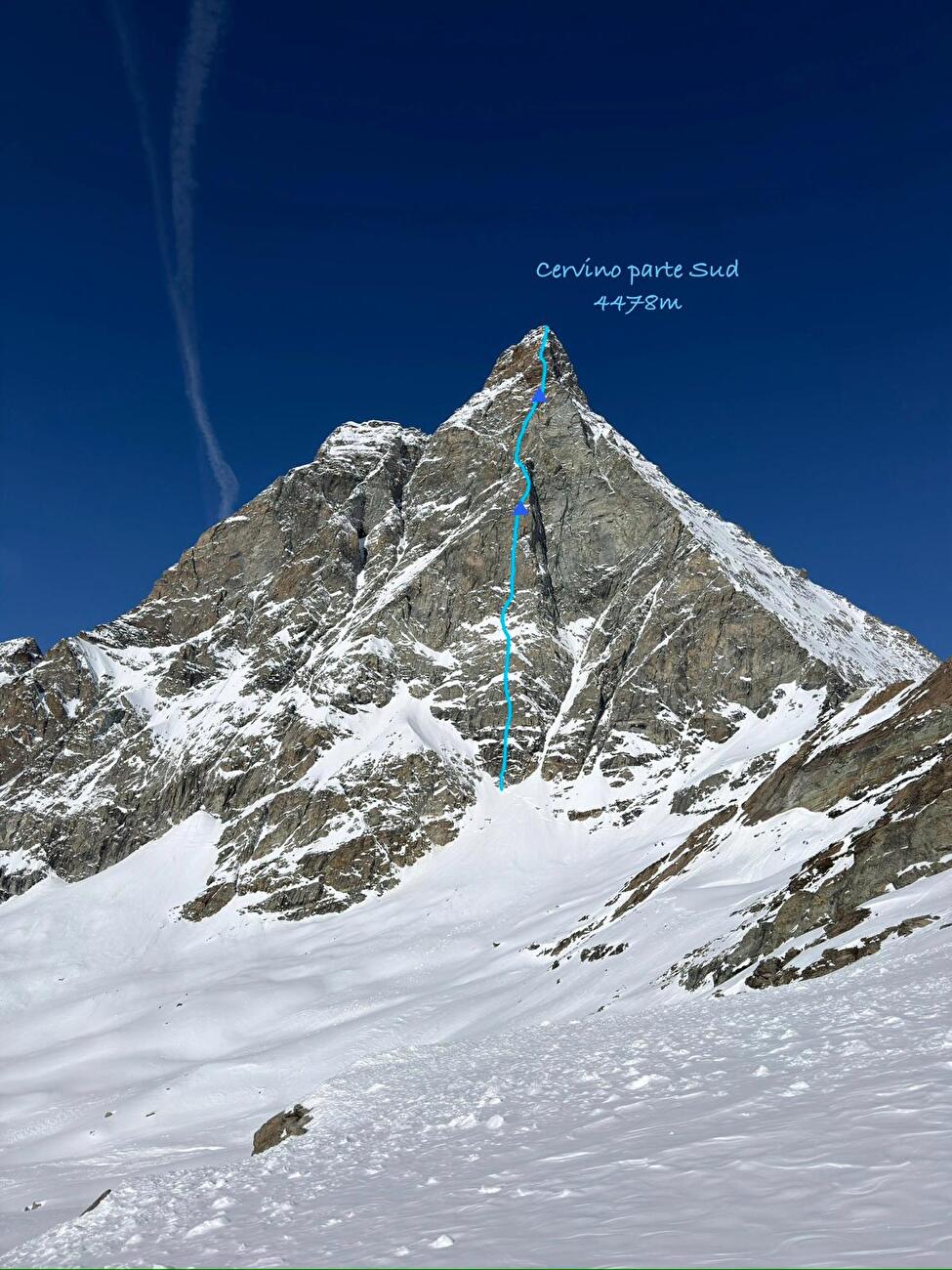 Cervin Giuseppe Vidoni - La face sud du Cervin et les ascensions 'Padre Pio' et 'Une Échelle Vers le Ciel'