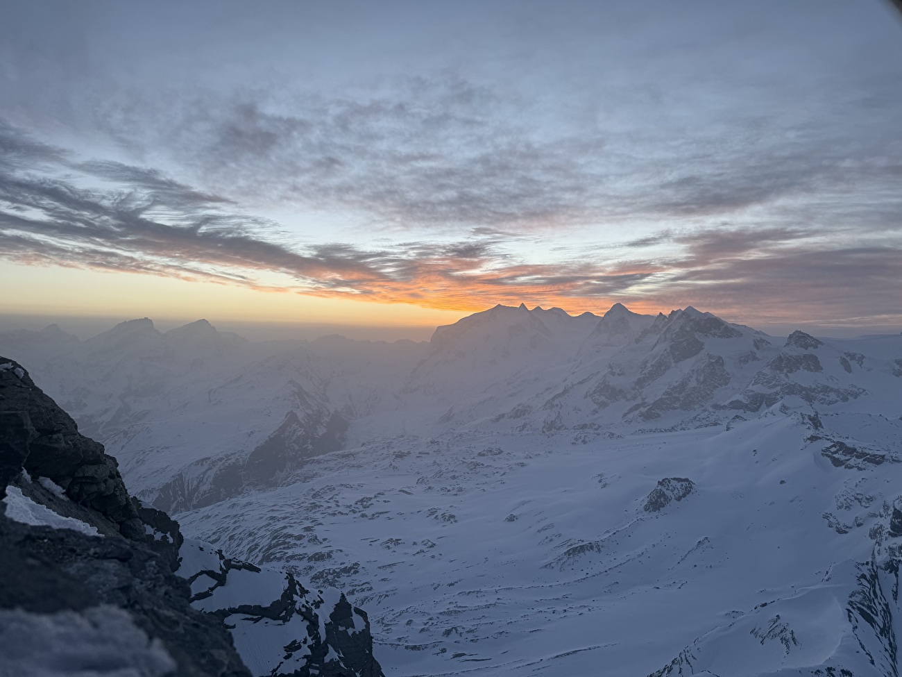 Matterhorn Giuseppe Vidoni - Giuseppe Vidoni réalise son ascension hivernale en solitaire du Cervin via les ascensions 'Padre Pio' et 'Une Échelle Vers le Ciel' (04-06/03/2026)