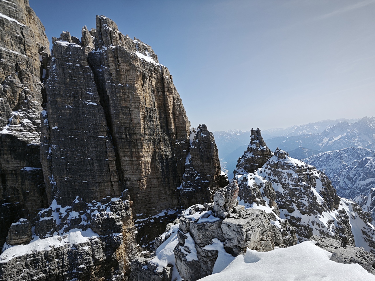 Tre Cime Skyline Integral Winter Traverse, Alessandro Baù, Mirco Grasso - La première traversée hivernale complète de la ligne d'horizon de Tre Cime di Lavaredo (Alessandro Baù, Mirco Grasso 6-8/03/2026)