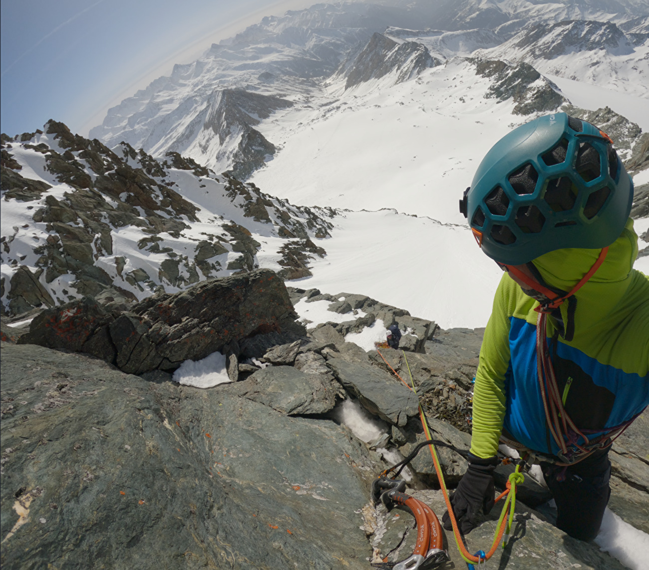 Grossglockner, Autriche, Radoslav Groh, Juraj Koreň - Pitch 7 de 'Kaiser Direct' sur la face sud du Großglockner en Autriche (Radoslav Groh, Juraj Koreň 03/07/2026)