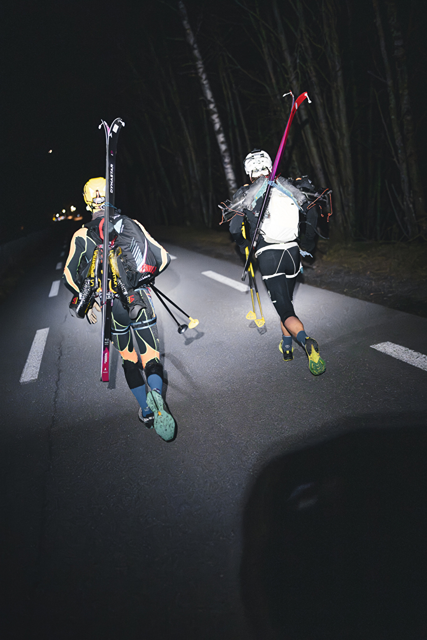 Haute Route Chamonix - Zermatt, William Boffelli, Mathéo Jacquemoud - William Boffelli & Mathéo Jacquemoud traversant la Haute Route Chamonix - Zermatt en 13:27:49.