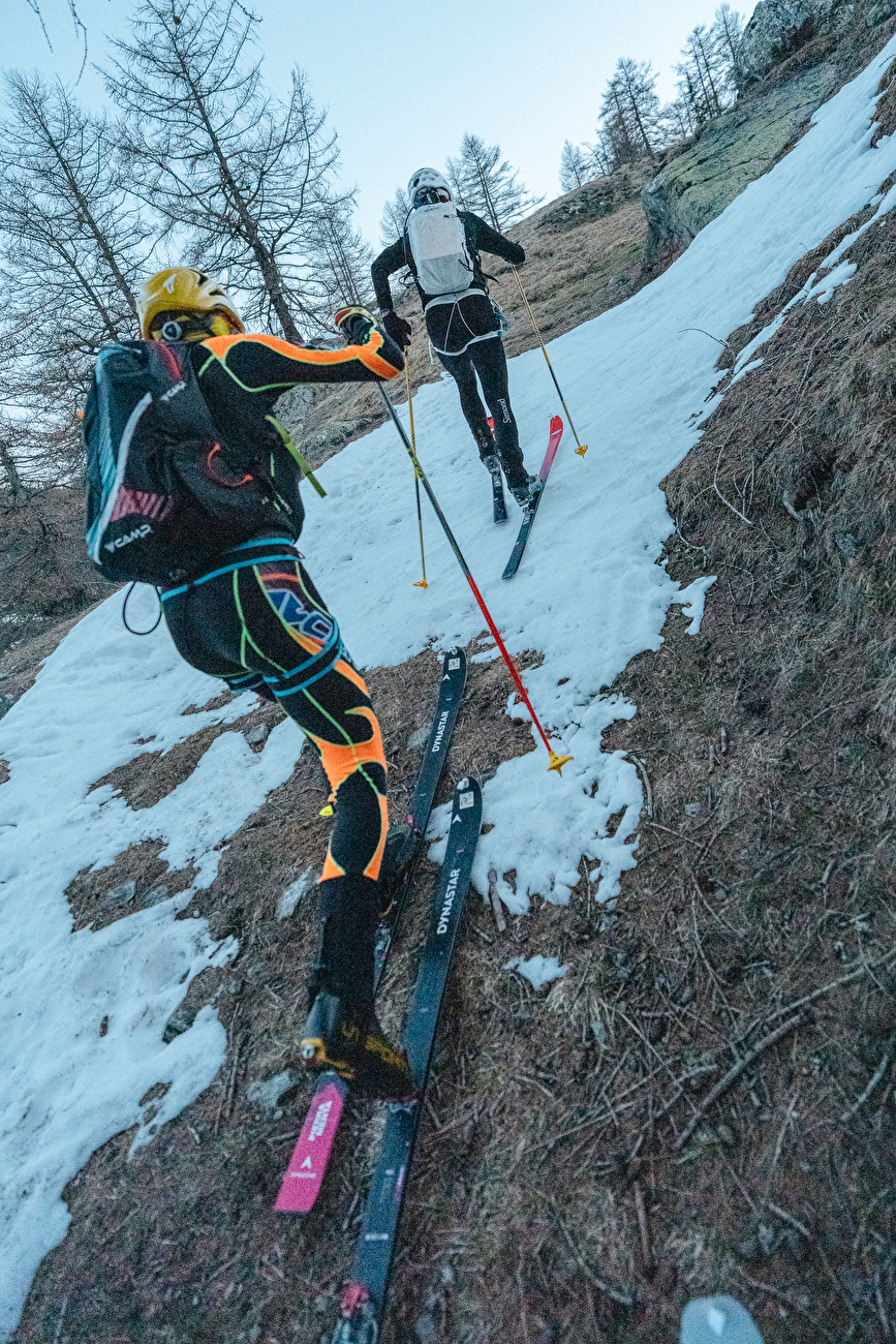 Traversée de ski alpinisme Haute Route Chamonix - Zermatt, William Boffelli, Mathéo Jacquemoud - William Boffelli & Mathéo Jacquemoud traversant la traversée Haute Route Chamonix - Zermatt en 13:27:49.