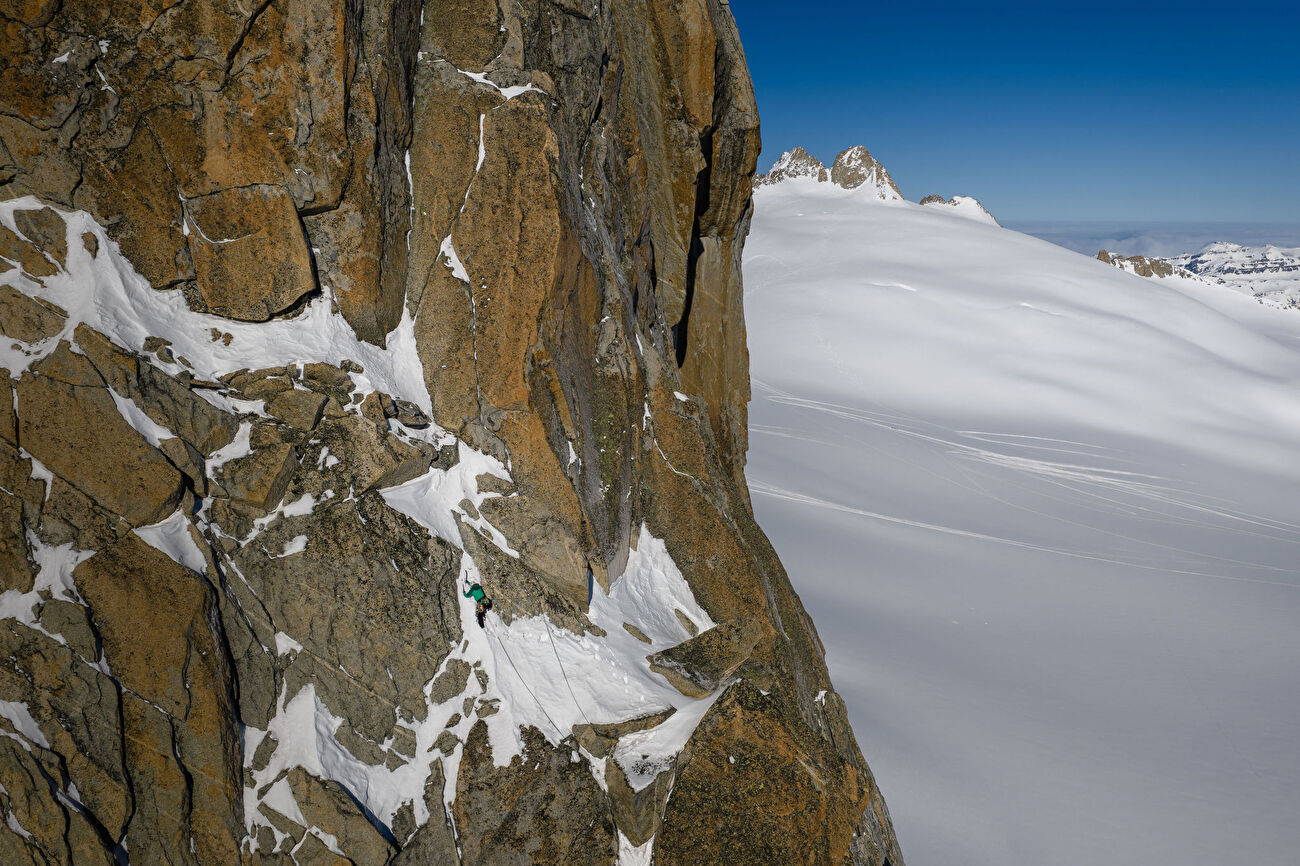 Tête de Biselx, Fay Manners, Ella Wright - La première ascension de 'La Muse du Trient' sur Tête Biselx, Suisse (Fay Manners, Ella Wright 3-4/04/2026)