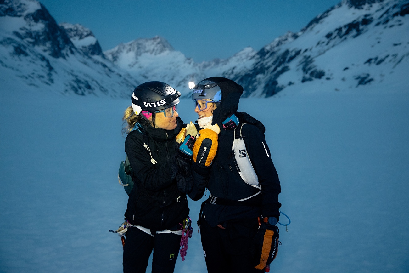 Haute Route Chamonix - Zermatt, Marie Pollet-Villard, Laurie Renoton - Marie Pollet-Villard & Laurie Renoton fixant le FKT sur la Haute Route Chamonix - Zermatt le 10/04/2026 à 20:30 Haute Route Chamonix - Zermatt, Marie Pollet-Villard, Laurie Renoton - Marie Pollet-Villard & Laurie Renoton fixant le FKT sur la Haute Route Chamonix - Zermatt le 10/04/2026 à 20:30