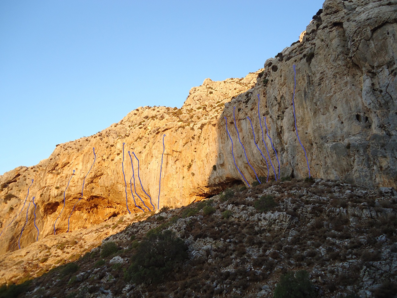 Kalymnos - Saint Photis - Topo d'escalade Saint Photis, Kalymnos, Grèce