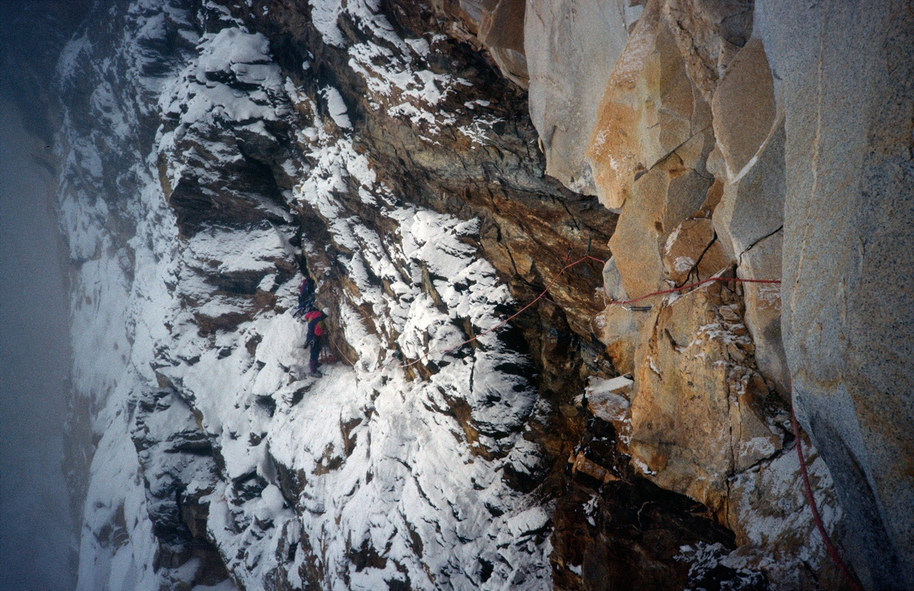 Silvo Karo, Bhagirathi III, Inde - Silvo Karo et Janez Jeglič escaladant Bhagirathi III, 1990