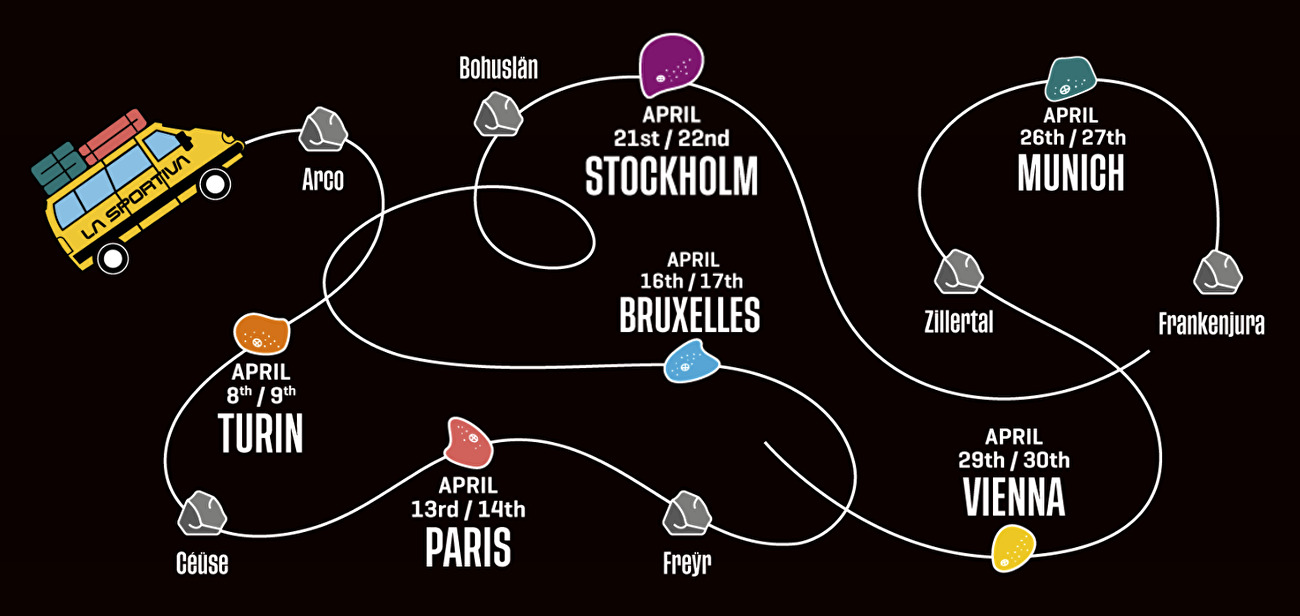 La Sportiva Climb World Tour 2026 démarre en Italie pour unir l'escalade en salle et en extérieur