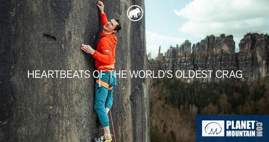 Vidéo : Adam Ondra 8c broyé et sans craie à Elbsandstein