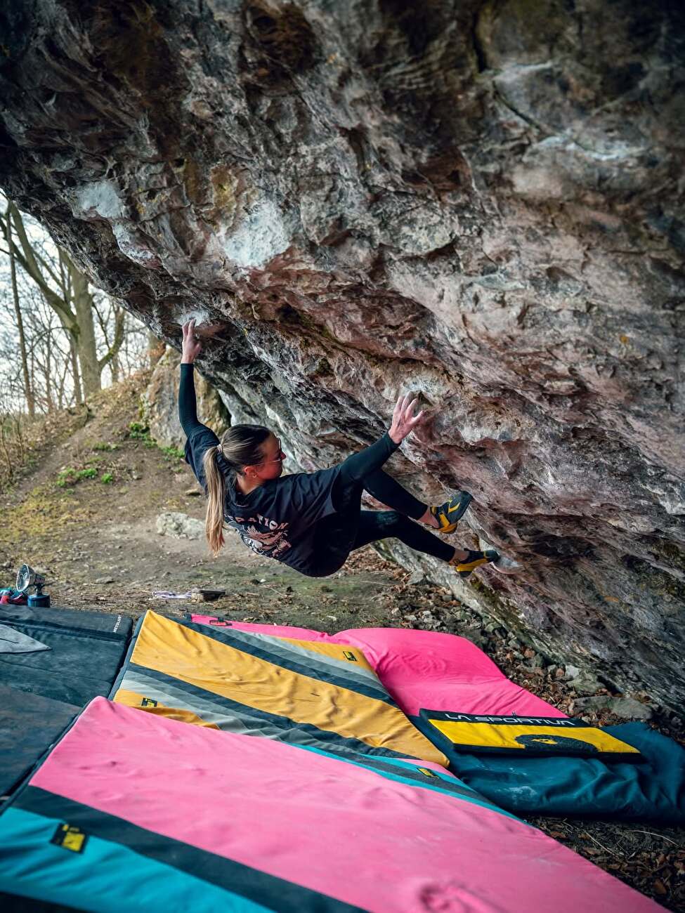 Jana Švecová - Jana Švecová réalise la première ascension du « Tokyo Drift » (8C) à Lidomorna, Moravsky Kras, République tchèque
