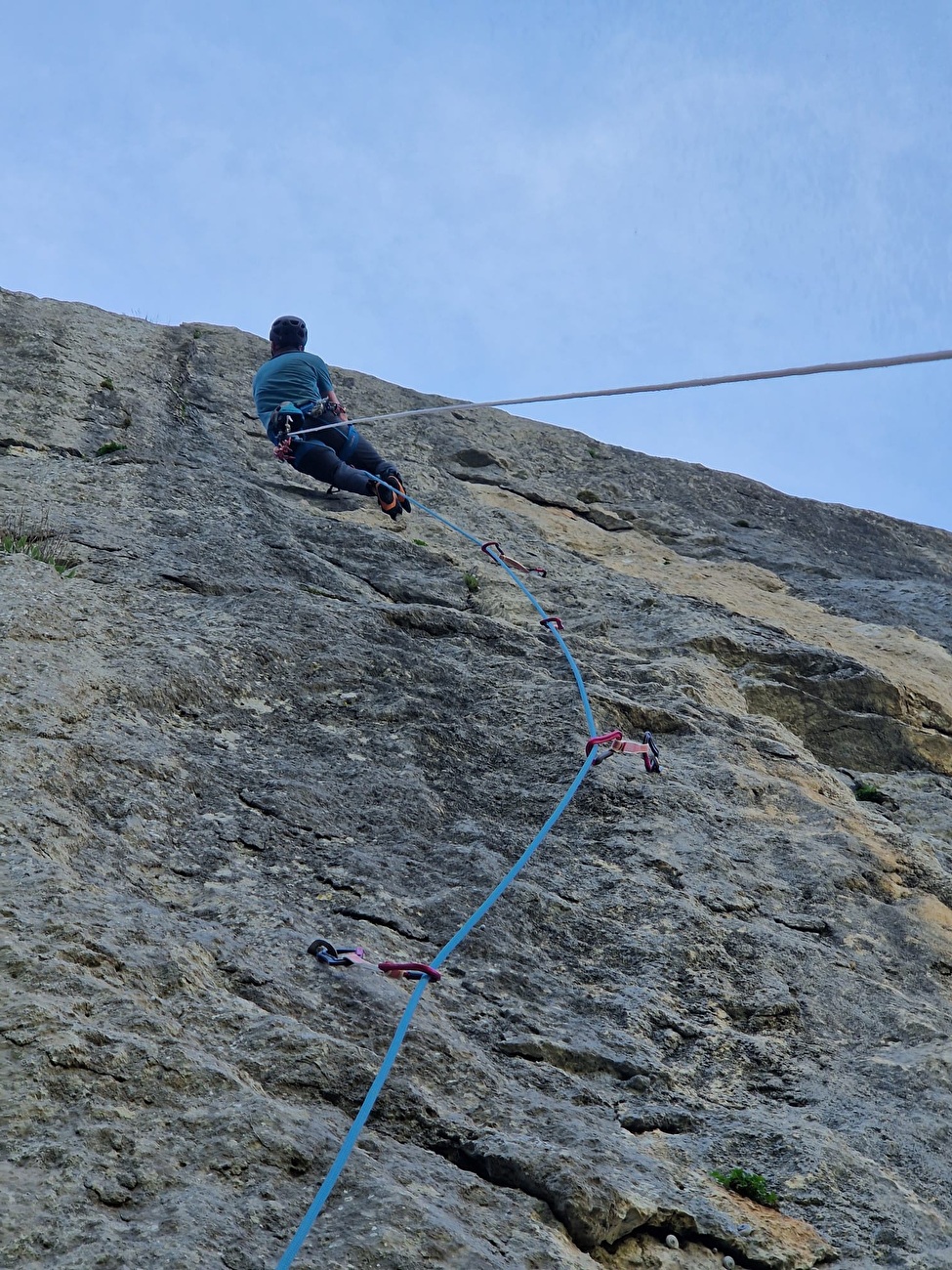 Paklenica, Croatie, Jernej Kruder - Jernej Kruder escalade 'Rio' à Paklenica en Croatie