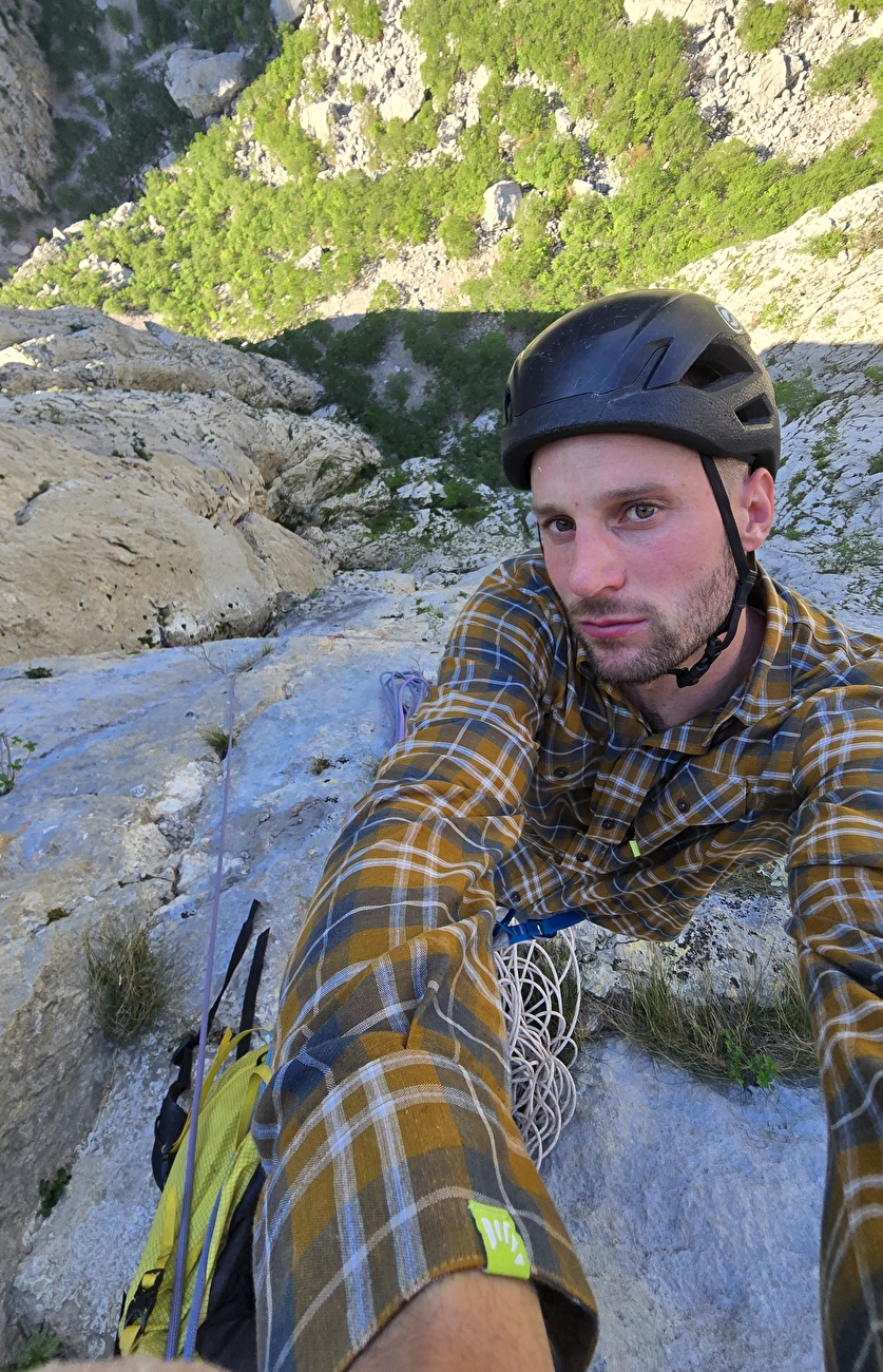 Paklenica, Croatie, Jernej Kruder - Jernej Kruder escalade 'Life' à Paklenica en Croatie