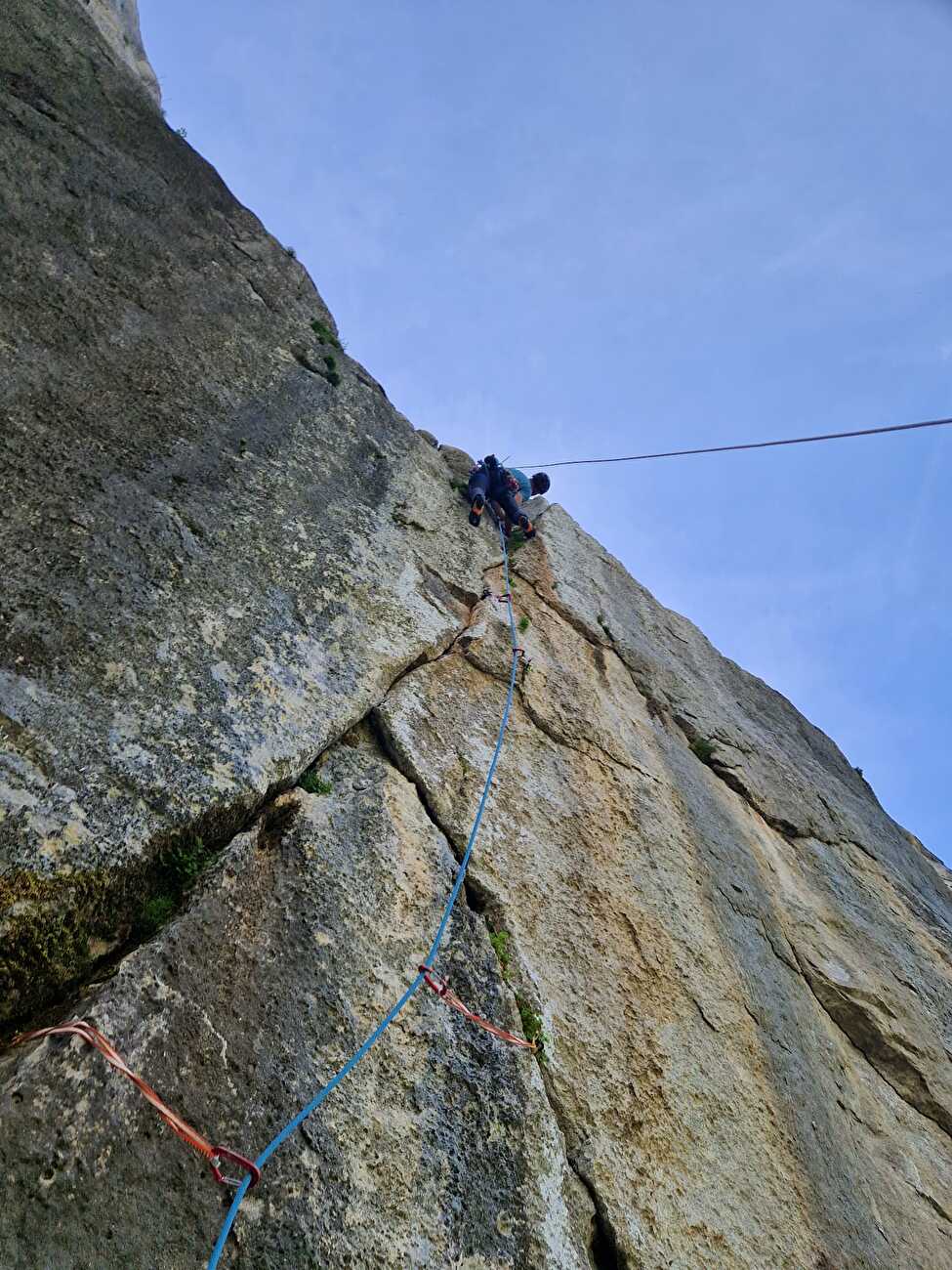 Paklenica, Croatie, Jernej Kruder - Jernej Kruder escalade 'Rio' à Paklenica en Croatie
