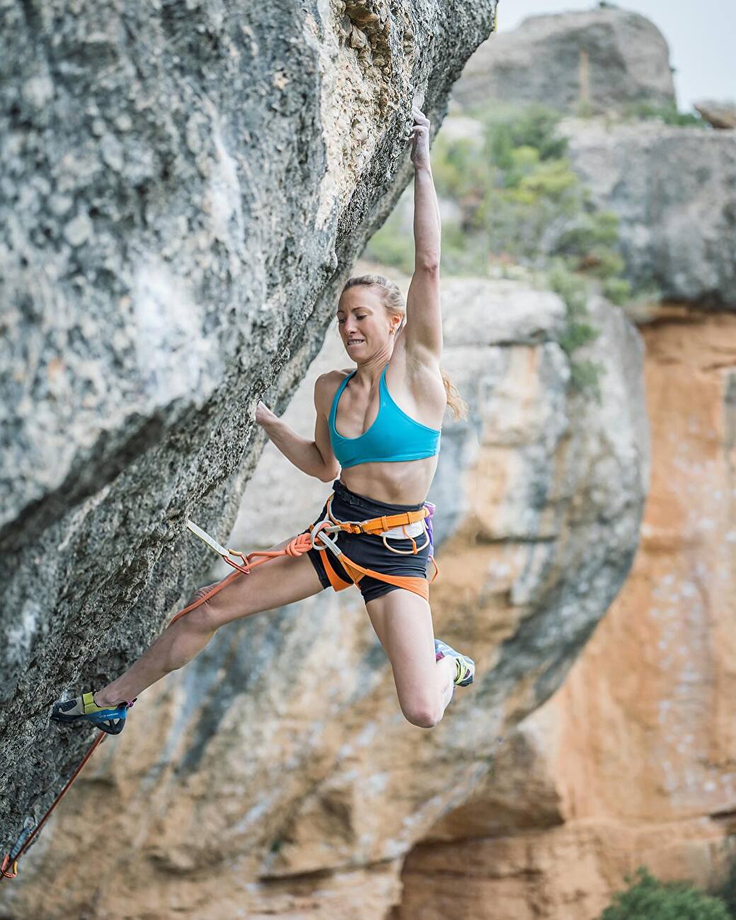 Michaela Kiersch, Margalef - Michaela Kiersch escalade 'Victima perfecta' (9a+) à Margalef en Espagne