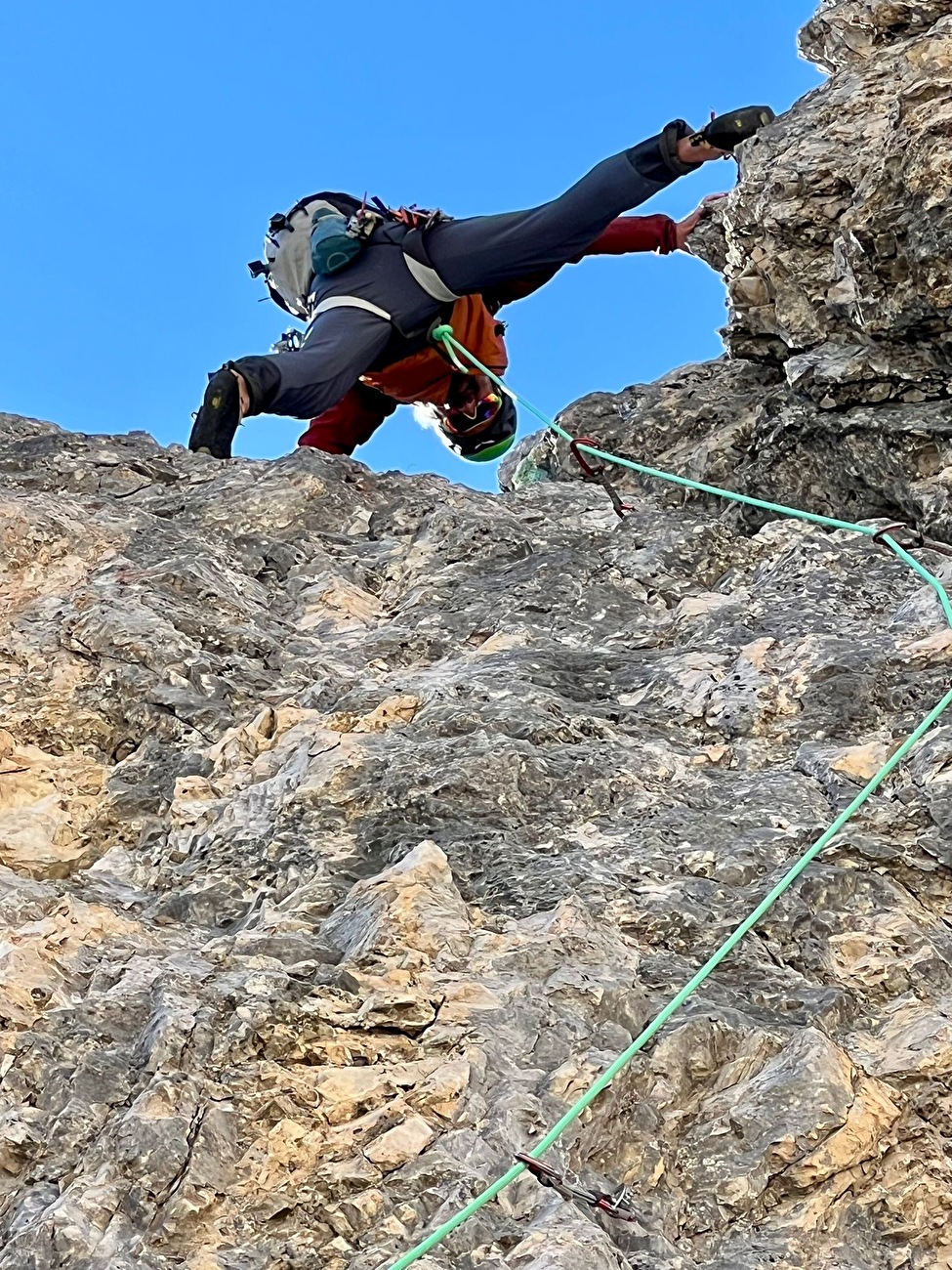 'Flying Marmot', Torre Grande di Falzarego, Dolomites, Christoph Hainz - Escalader 'Flying Marmot' sur Torre Grande di Falzarego, Dolomites (Christoph Hainz 04/2026) 'Flying Marmot', Torre Grande di Falzarego, Dolomites, Christoph Hainz - Escalader 'Flying Marmot' sur Torre Grande di Falzarego, Dolomites (Christoph Hainz 04/2026)