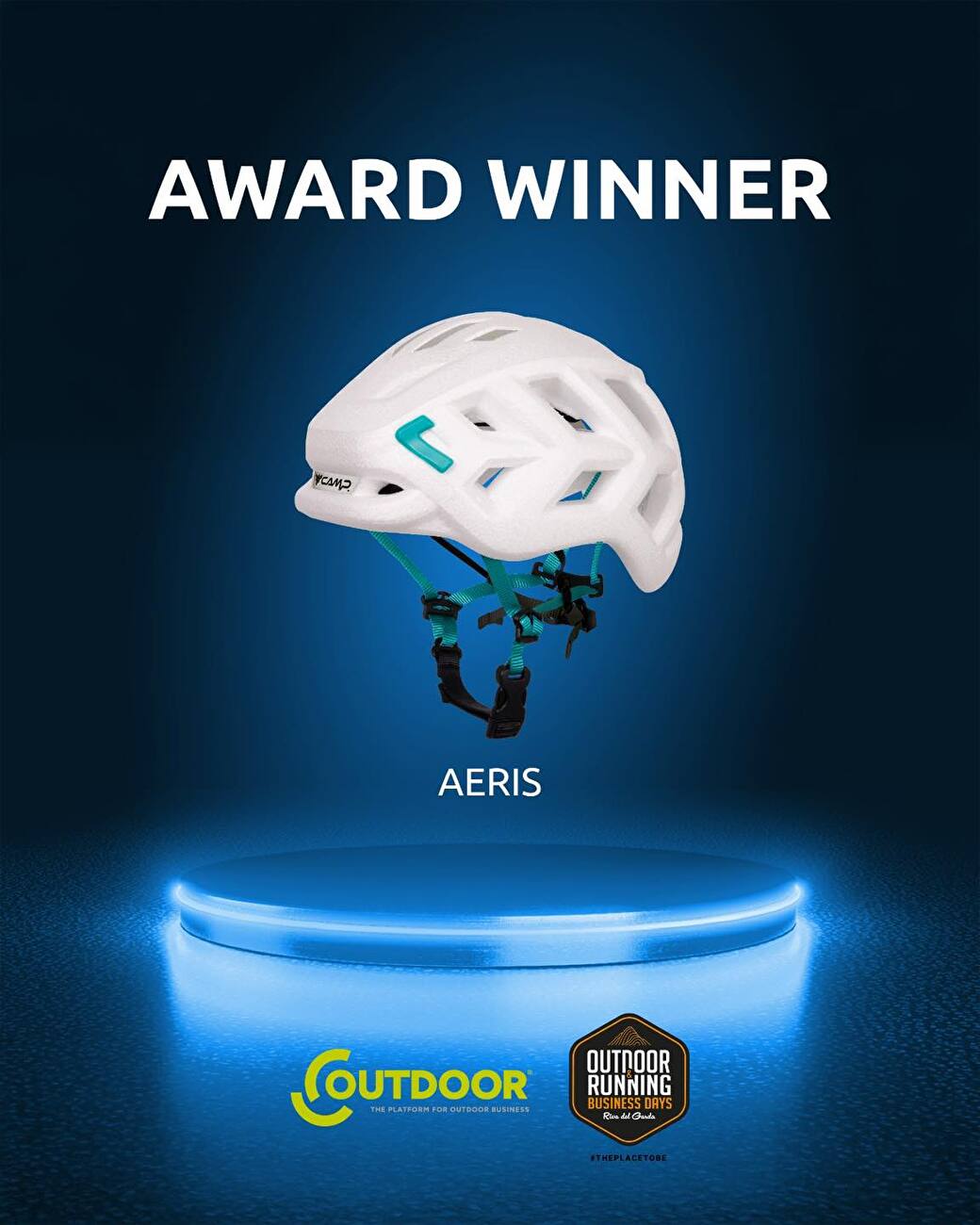 Casque d'escalade CAMP Aeris - Le casque d'escalade CAMP Aeris remporte le Silver European Outdoor Award Casque d'escalade CAMP Aeris - Le casque d'escalade CAMP Aeris remporte le Silver European Outdoor Award