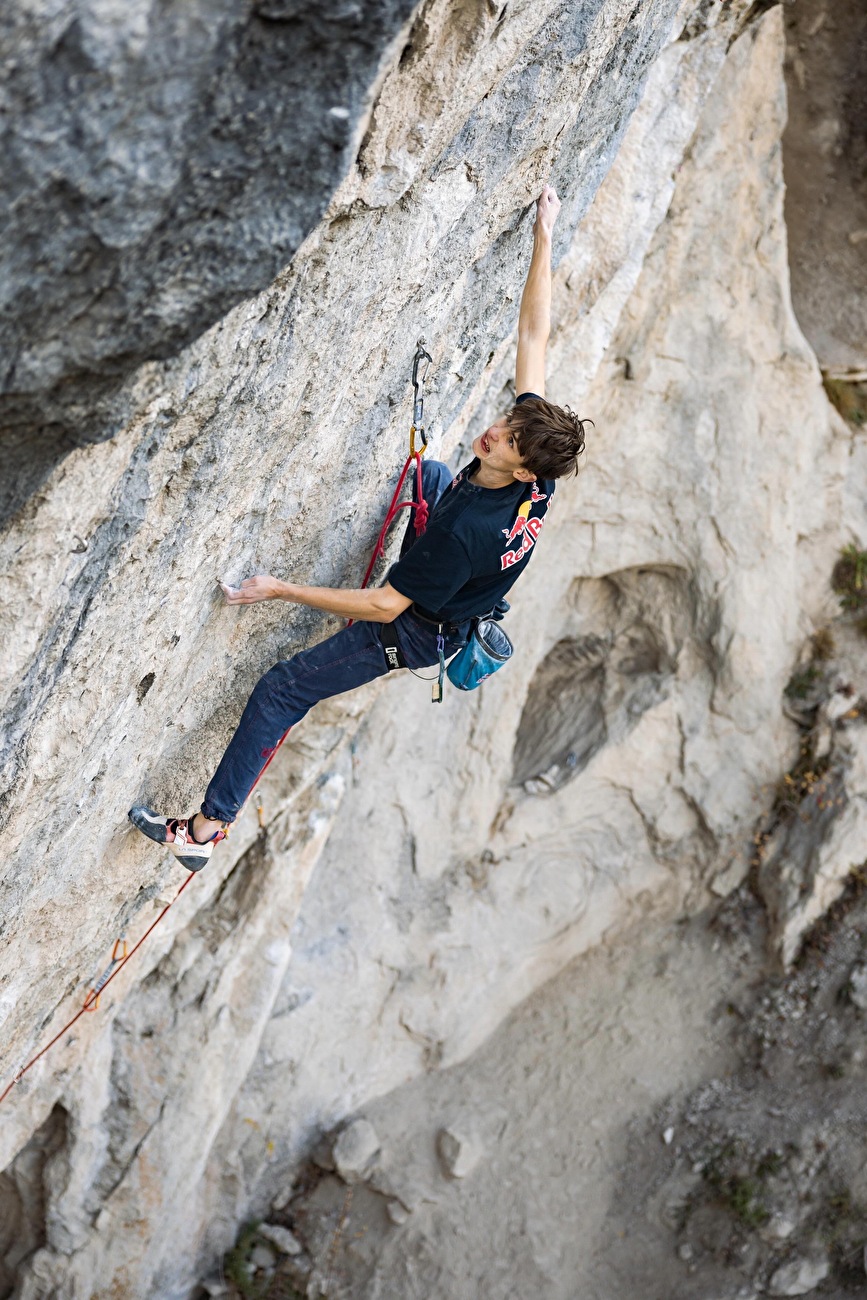 Josef Sindel - Pepa Šindel envoyant son premier 9b, 