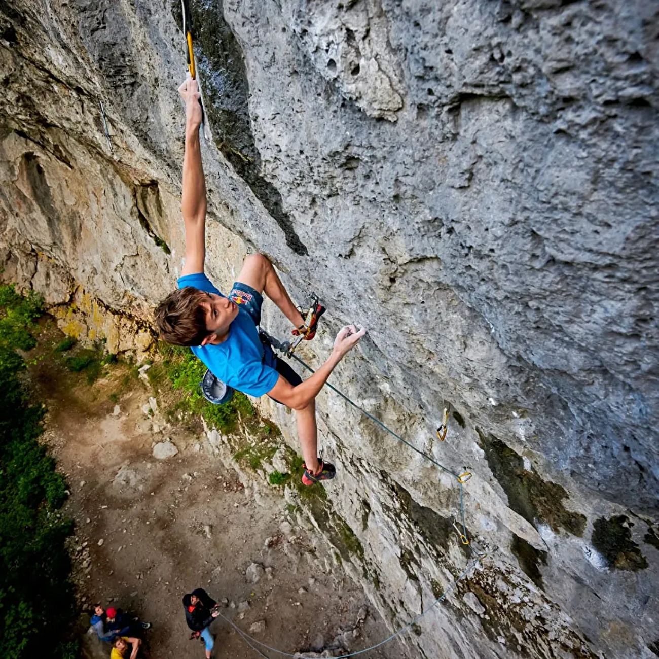 Josef Šindel - Josef Pepa Šindel répète Classifié (9a/+) dans le Frankenjura, Allemagne