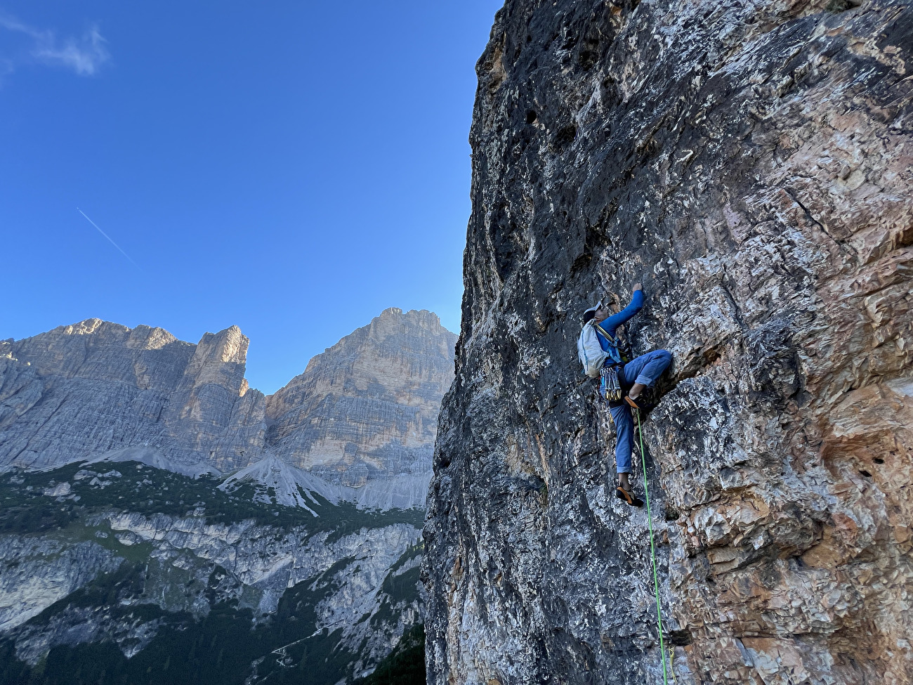 Via Helga, Col Bocia, Dolomites - Alberto De Giuli voie d'escalade 1 de 'Via Helga' au Col Bocia, Dolomites Via Helga, Col Bocia, Dolomites - Alberto De Giuli voie d'escalade 1 de 'Via Helga' au Col Bocia, Dolomites