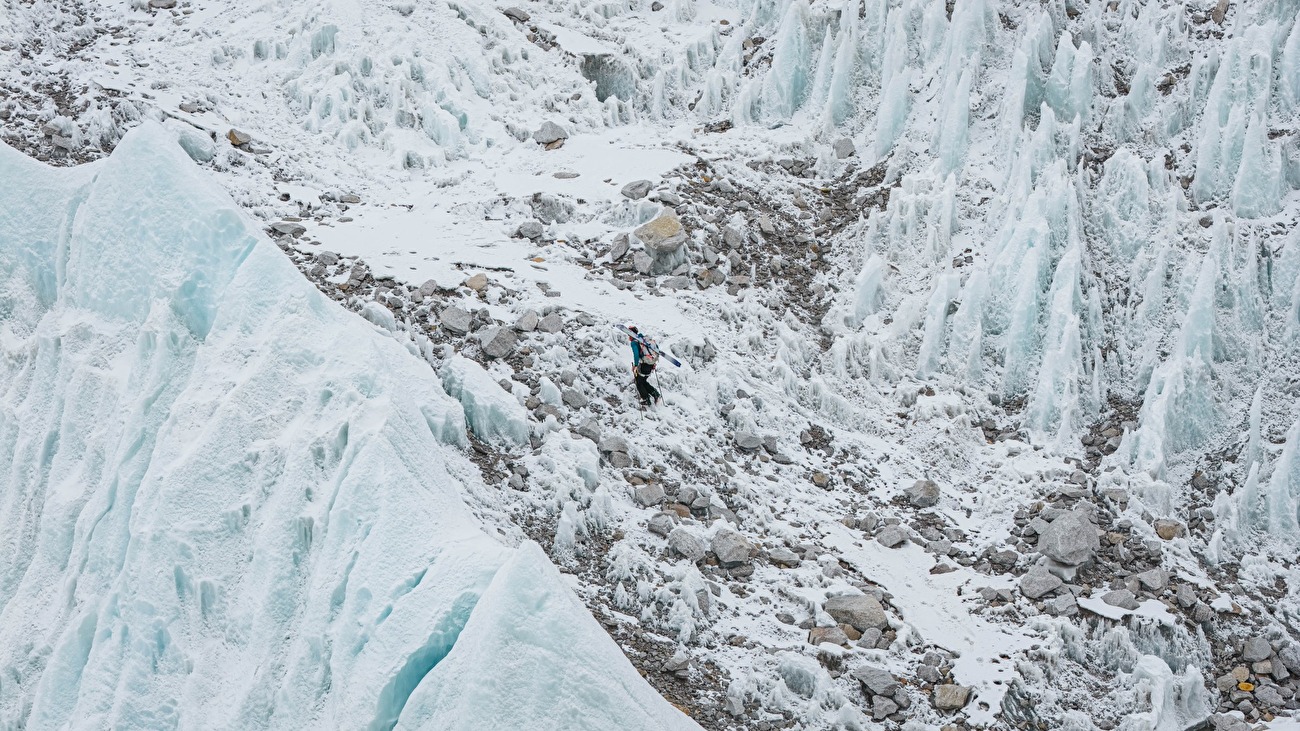 Bartosz Ziemski Lhotse - Bartosz Ziemski skiant à Lhotse le 12/05/2026