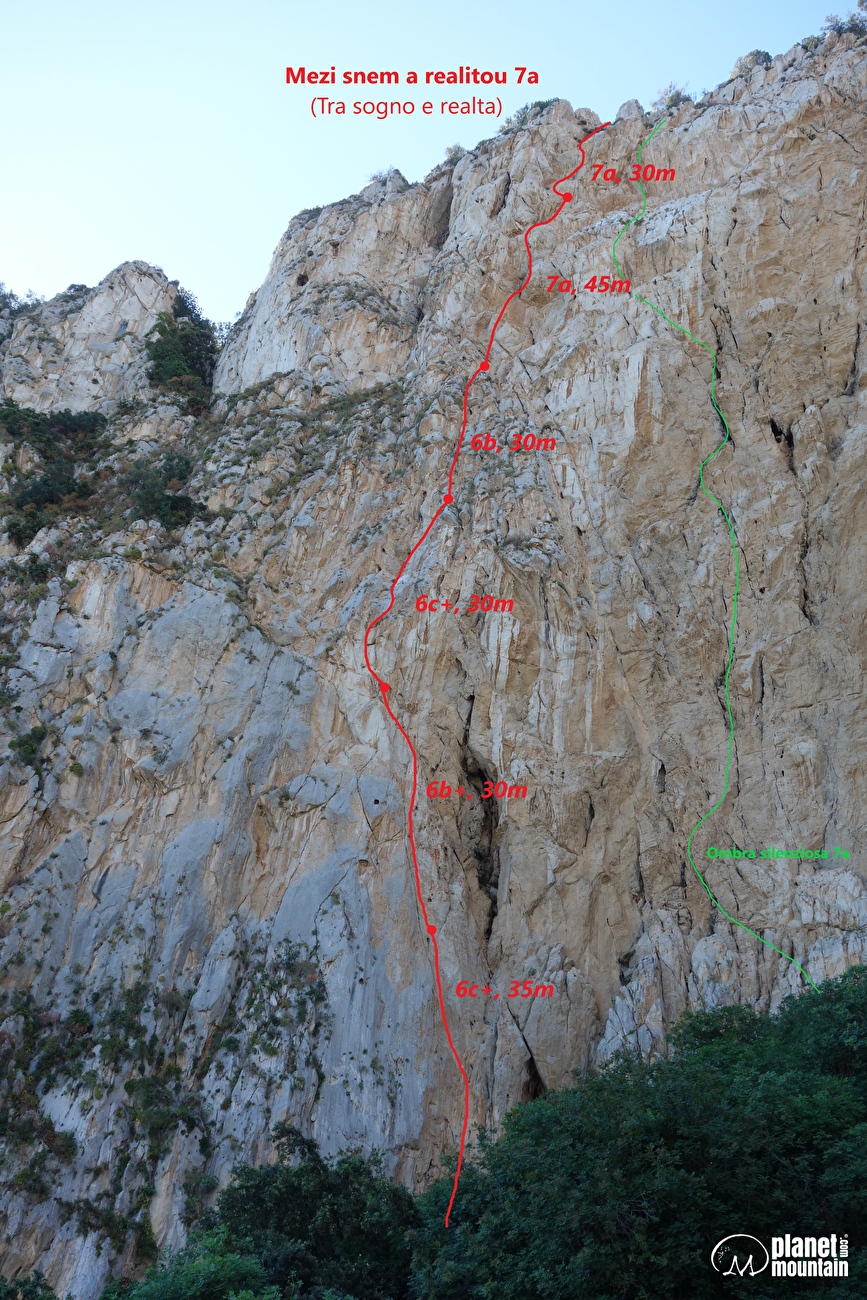 Monte Pellegrino, Sicile - La ligne de route « Entre rêve et réalité » sur le Monte Pellegrino en Sicile (Dan Bronec, Lukáš Trojovský 05/2026)