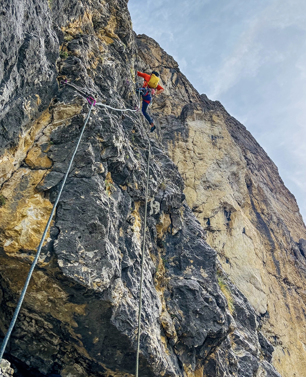Sellavie Piz Ciavazes, Dolomites, Hubert Eisendle, Simon Kehrer - La première ascension du 'Sellavie' au Piz Ciavazes, Dolomites (Hubert Eisendle, Simon Kehrer 2025-26)