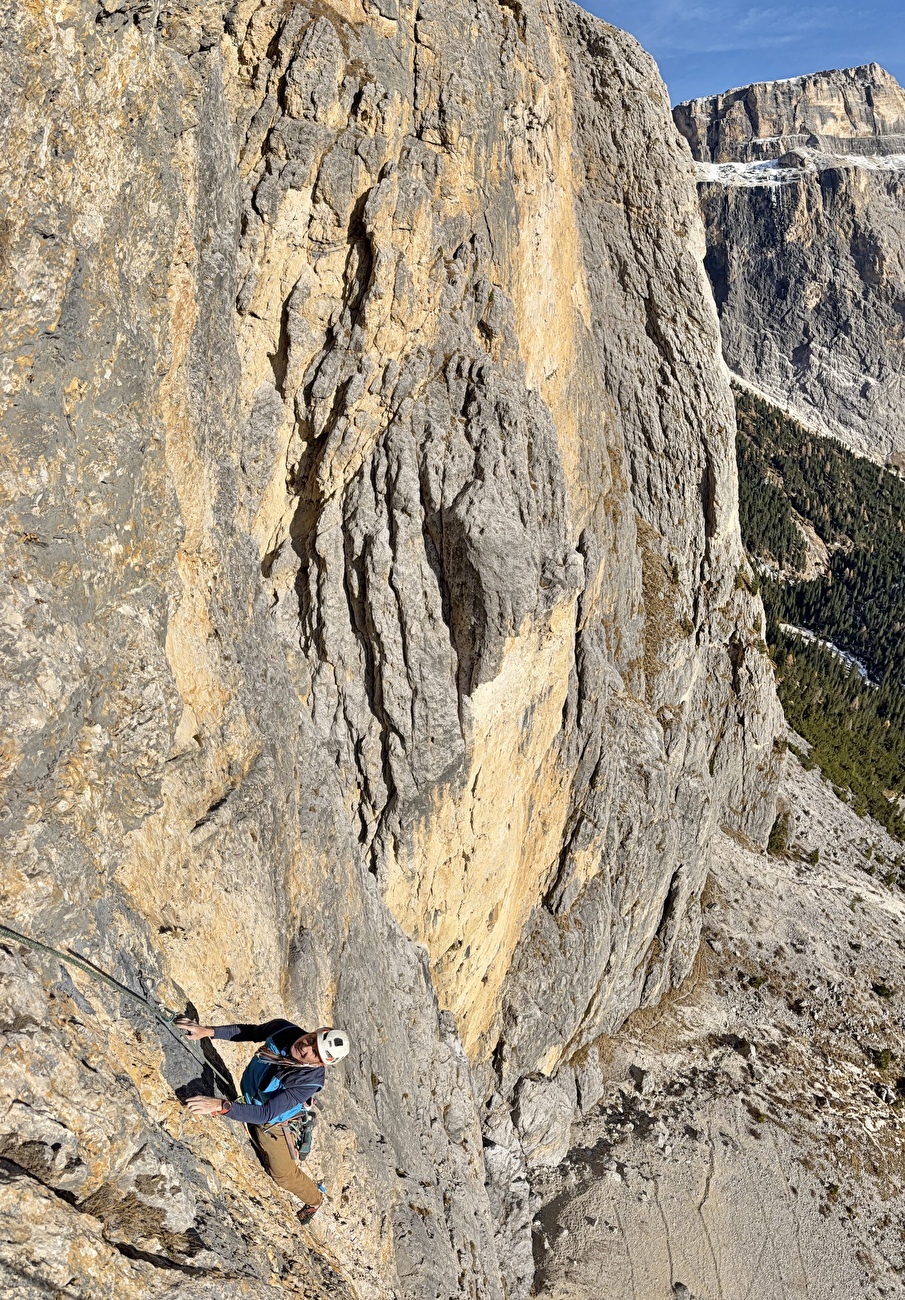 Sellavie Piz Ciavazes, Dolomites, Hubert Eisendle, Simon Kehrer - La première ascension du 'Sellavie' au Piz Ciavazes, Dolomites (Hubert Eisendle, Simon Kehrer 2025-26)