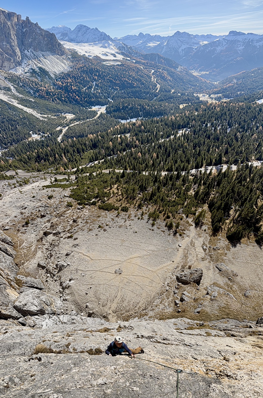 Sellavie Piz Ciavazes, Dolomites, Hubert Eisendle, Simon Kehrer - La première ascension du 'Sellavie' au Piz Ciavazes, Dolomites (Hubert Eisendle, Simon Kehrer 2025-26)