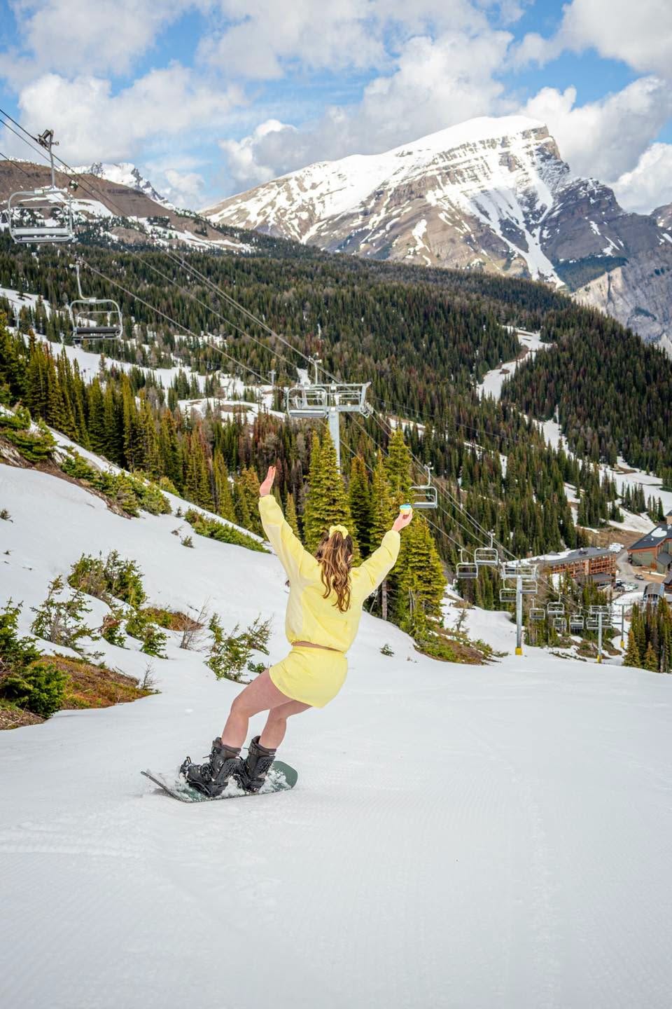 Ouverture du Banff Sunshine Village pour le ski d'été